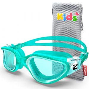 ZIONOR G1MINI Lunettes de natation pour enfants, polarisées/non polarisées, confortables, anti-buée, protection UV, pour filles et garçons, de 3 à 14 ans (YKY CORP, neuf)