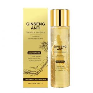 Serum Anti Rides Puissant Immediat,Soin Produit Coréen Visage,Ginseng Anti Rides Instant Peptide Serums,Soin Coréen Visage Essence Sérum,Ginseng Anti-Wrinkle Essence Sérum Pour la Peau 120ML (BaiYuZ, neuf)