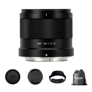 VILTROX Objectif 15 mm F1.7 Air Z pour Nikon Z-Mount, AF 15 mm f/1.7 Ultra Grand Angle Autofocus APS-C Objectif Compatible avec les appareils photo Nikon Z-Mount Z5 Z5II Z50 Z50II Z6 Z6II Z7 Z7II ZFC (XINGYING, neuf)