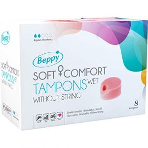 Beppy Lot de 8 tampons lubrifiés (GlobalSide, neuf)