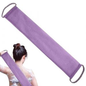 Serviette exfoliante pour le corps, exfoliante pour le corps – Brosse exfoliante moussante pour la peau des femmes, la douche, l'hôtel, les voyages (tuyann, neuf)