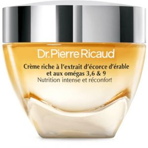 Dr Pierre Ricaud Cr&egrave;me Riche Nutrition Intense et R&eacute;confort - Creme pour le Visage aux Om&eacute;gas 3, 6, 9 et &Eacute;corce d&rsquo;&Eacute;rable - Soin Nutrition Intense pour Femme - 40ml (Dr. Pierre Ricaud, neuf)