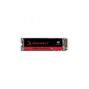 Seagate IronWolf 525 SSD, 1 To, SSD interne NAS - SATA M.2, PCIe Gen4, vitesses jusqu'à 5000 Mo/s, temps moyen entre deux pannes de 1,8 million d'heures, 0,7 DWPD avec Services Rescue (ZP1000NM3A002) (Easy-Tecs GmbH, neuf)