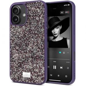 BEZ&reg; Coque pour iPhone 16 Paillette, Coque Compatible avec iPhone 16 Glitter, Coque Series de Etuis avec Bling & Co., &Eacute;tui en Diamant Etincelant et &agrave; Cristal Bling, Violet Alto (TheBlingZ., neuf)