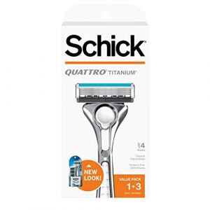 Schick Quattro Titanium Razor for Men Value Pack by Schick (YDBCM, neuf)