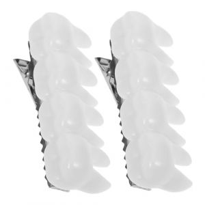 CLISPEED 2 Pi&egrave;ces Set DIY Barrettes Halloween Accessoires D&eacute;guisement Dent Vampire Clips Cheveux Mini Plastique et M&eacute;tal pour Cosplay F&ecirc;te Cr&eacute;ation Personnalis&eacute;e (Yeahzl, neuf)