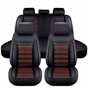 Housses de Siège de Voiture pour ???? Ateca,Ensemble de Housse de Siege Voiture en Simili-Cuir,Couvre Sieges pour Avant et Arrière (Everyday Odyssey, neuf)