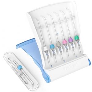 T&ecirc;tes de rechange pour Waterpik, m&eacute;diators de rechange pour hydropulseur Water Pik (8 embouts jet classiques + &eacute;tui de rangement + &eacute;tui de voyage) (WONDERIA UK LTD, neuf)