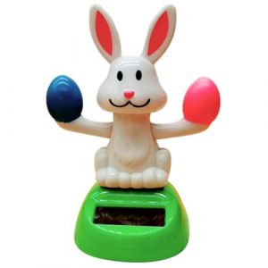Rabbit Figurine Solaire Figurine Solaire Voiture, Figures De Jouets Solaires Jouet De Danse Solaire, Figurine Solaire Voiture Qui Bouge, Décoration De Tableau De Bord De Voiture (zoncy, neuf)