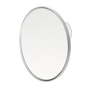 VALICLUD 1 Pièce Miroir De à Ventouse Faire Miroir Grossissant 20x Aspiration Miroir avec Ventouse Miroir De Maquillage Grossissant Loupe Grossissement Acrylique Miroir Argenté (SHUI LIAO, neuf)