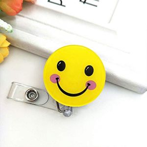 Lot de 2 porte-badges rétractables avec clip de ceinture – Porte-badge tendance et mignon – Pour filles, infirmières, enseignantes, étudiantes (Tool-Supermart, neuf)