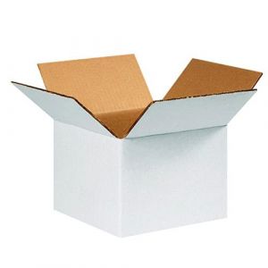 Lot de 40 boîtes en carton double cannelure, blanches, 55 x 35 x 30 cm, boîte d'emballage, déménagement, boîtes en carton ondulé légères, solides et résistantes, fabriquées en Italie (imballaggi.point, neuf)