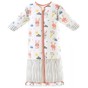 Chilsuessy Gigoteuse Fille Garcon Hiver Réglable, Tog 3.5 (M(90cm)/Taille bébé 70-100 cm, Lapin Rose) (Chilsuessy, neuf)