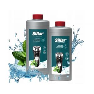 Sillar Nettoyant Tête de Rasoir 1L - Formule Menthe - Compatible avec Braun CCR Séries 3, 5, 7, 9 - Solution de Nettoyage Rasoir - Hygiène Maximale et Efficacité - 2 Pièces (agdmaster, neuf)