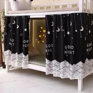 haozaikeji Rideau pour Lit Superpos&eacute; - Ciel de Lit Mezzanine - Tente Dortoir pour Chambre &agrave; Coucher et Dortoir d'&Eacute;tudiant - Bordure (Di Giacomo & Cariti GbR, neuf)