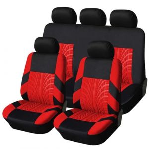 JPDEDIAN Housse Siege pour Peugeot 308 Auto Voiture Universel, Ensembles Housse Siège Voiture, Couvre Siege Auto Confort, Facile À Installer,Red (JIPINGSHANGDAIN, neuf)