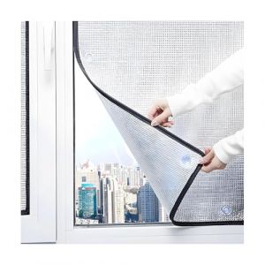 Thermique Réfléchissant Film pour Fenêtre, Feuille D'aluminium pour 8 Mm, Autocollant Occultant avec Ventouses, Protection Solaire, Film Occultant pour Fenêtre, Bureau, Toit(50x70cm) (SYFENG, neuf)