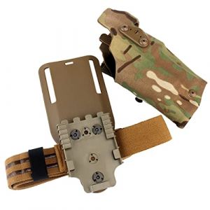 WLXW 6378RDS Duty Holster pour Glock 17/22 Surefire X300U avec Syst&egrave;me De Verrouillage Automatique Et Compatibilit&eacute; Point Rouge - Main Droite,CP (Jack Z Store, neuf)