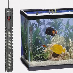 WDEC Chauffage Aquarium, 250L 300W R&eacute;sistance Aquarium,avec Thermostat 20-34℃ Temp&eacute;rature R&eacute;glable Chauffe-Aquarium, pour Aquarium de Poissons et de Tortues, Contr&ocirc;le Pr&eacute;cis de la Temp&eacute;rature (WDEC, neuf)