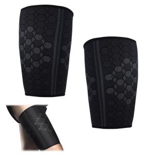 Manchon de Compression pour Cuisse, Maintien de La Cuisse, Soutien Musculaire pour Hommes et Femmes, Soulage Ischio-Jambiers et Quadriceps, Améliore Circulation et Performance, Taille M (1 Paire) (YeChengXin, neuf)