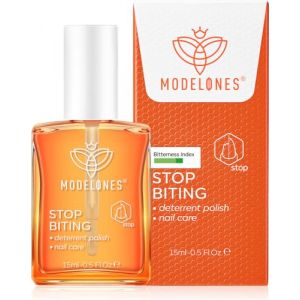 Modelones Vernis Stop Ongles Rong&eacute;s 15ML, Vernis amer Anti Ronge Ongle, Transparent Vernis &agrave; Ongles Anti Rongement pour &eacute;viter de se Ronger les Ongles pour Enfant d&egrave;s 3 ans et Adultes (MJ BEAUTY, neuf)