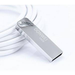 Cle USB - Clé USB 64 Go - Clés USB Flash Drive, Clef 2.0 Portable Memory Stick, Stockage Externe pour Les Fichiers De Musique et de Photos. Lecteur USB Rapide avec Voiture Ordinateur TV Autoradio (DONWEI STORE, neuf)