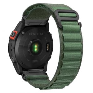 Osinaga Bracelet pour Feinx 8 51mm/Fenix 7X Pro/Fenix 7X/Fenix 6X/Fenix 6X Pro/Fenix 5X/Fenix 5X Plus, 26mm Nylon Sport QuickFit Bracelet pour Fenix 3/Fenix 3 HR/3 Sapphire/7X Sapphire Solar (BEIYING, neuf)