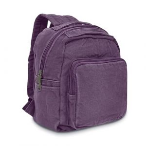 Boziee femmes petite toile/cordury sac &agrave; dos, sac &agrave; dos de Ville, sac &agrave; dos scolaire, voyage, travail, femme, fille, adolescent, unisexe, petite taille (Toile, Violette) (BOZIEE-EU, neuf)