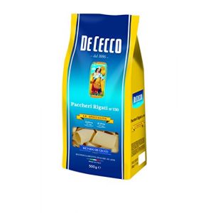 De Cecco P&acirc;tes Paccheri Rigati 500 g - Lot de 6 (Italiaen Gourmet UK Ltd, neuf)