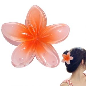 Barrette Fleur Hawaïenne | Accessoires pour Cheveux d'Inspiration Hawaïenne pour Femmes et Jeunes Filles - Accessoires de Coiffure à Forte Tenue pour Dames et Filles (jinhel, neuf)