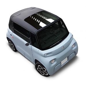 Pare-soleil Citro&euml;n AMI - Sp&eacute;cial toit vitr&eacute;. Vinyle micro-perfor&eacute;. Att&eacute;nue l'&eacute;blouissement du soleil sans g&ecirc;ner la visibilit&eacute; - Power 07 Blanc (AMI-GO CLUB, neuf)