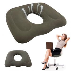 Hengrongshen Coussin Hemorroide, Coussin Fesses Bou&eacute;e Coccyx, Bouee Medicale pour Les H&eacute;morro&iuml;des, Les Douleurs au Coccyx et la R&eacute;cup&eacute;ration Postop&eacute;ratoire (HengRongSh-EU, neuf)
