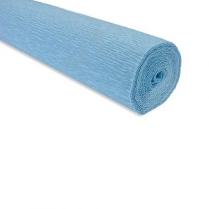 FloristryWarehouse Rouleau de papier cr&eacute;pon 180g (50 x 250 cm) bleu ciel (teinte 556) (FloristryWarehouse, neuf)