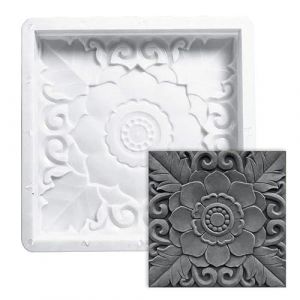 HoveeLuty Moules de Pavage carr&eacute;s Moules en b&eacute;ton de Jardin Fabricant de chemins de Pierre de Pas pour trottoirs Moules en b&eacute;ton de Pavage Pav&eacute;s de Pavage pour Patio ext&eacute;rieur Moules en b&eacute;ton (thouandWei, neuf)