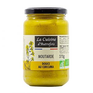 CUISINE D'AUTREFOIS - MOUTARDE DOUCE AUX AROMATES 370G (ETIKBIO, neuf)