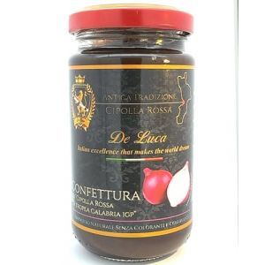 Confiture D'oignon Rouge De Tropea IGP De Luca,Tradition Ancienne,Pot En Verre 230g, Travaill&eacute; &Agrave; La Confiture Fra&icirc;che 100% Italienne Fabriqu&eacute; en Calabre (DE  LUCA, neuf)