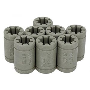 3D FREUNDE 8x Original Igus RJ4JP-01-08 Mise à niveau des roulements à glissière pour roulements LM8UU pour imprimante 3D RepRap Mendel Anet A8 A6 Makerbot mk8 Creality Flashforge (Paradisetronic DE, neuf)