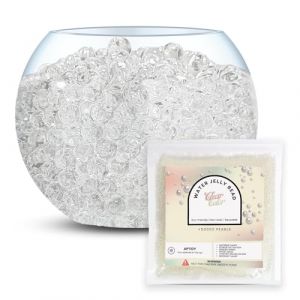 APTIDY - Perle d'eau Transparente | Env. 50.000 pcs perles d'eau - Bille d'eau hydrogel pour Vase, terreau des Plantes | Pour Décoration, Mariage, Anniversaire, Fêtes, Jardinerie, Fleurs, Noël (AMAROW, neuf)