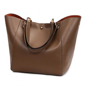 Pahajim Sac &agrave; Main pour Femme Sac Cabas Femme Grande Capacit&eacute; PU Cuir Souple Tote Bag Imperm&eacute;able pour le Travail, les Voyages et le Shopping (Pahajim, neuf)