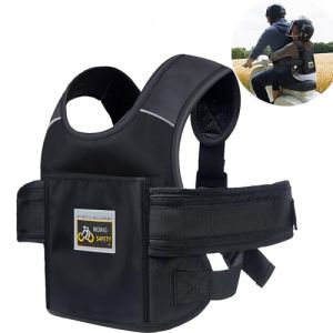 Ceinture de Sécurité Moto pour Enfants Harnais Moto Enfant Harnais de Moto pour Enfant Harnais Securite Enfant Moto Harnais de Sécurité Moto Enfants Réglable Matériau Respirant Réfléchissant (DONGSSM, neuf)
