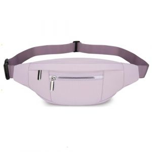 QUKUDS Sac Banane Homme Imperm&eacute;able Sacoche Banane et Sangle R&eacute;glable,Unisexe Sac Banane pour Homme Femme Voyage Randonn&eacute;e Pochette Ceinture (Violette) (JUHua, neuf)