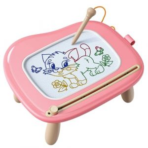 KOKODI Jouet Enfant 2 ans, Jouet Fille 2 ans, Ardoise Magique pour les Enfants, Jouets &eacute;ducatifs de Voyage pour les Enfants de 1 2 3 ans, Cadeaux de Anniversaire P&acirc;ques (rose) (OCEAN DIRECT, neuf)