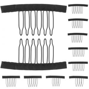 Hohopeti 50 Pinces &agrave; Postiche Assorties en Acier Inoxydable, Accessoires pour Bonnets de Postiche Respirants, Outil D'embo&icirc;tement pour Locs, Lot de 50 Pi&egrave;ces Polyvalentes pour Coiffure (Ingrid GL, neuf)