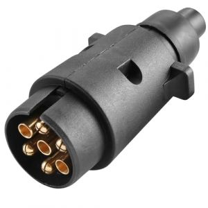 AGRISHOP Prise de remorque 7 broches 12 V pour voiture, camping-car et caravane (AGRISHOP, neuf)