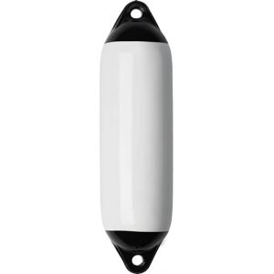 Seilflechter - Pare-battage Gonflable 120 x 450 mm en Blanc, Pare battage Long avec 2 Yeux, pour Bateau & Yacht (Seilflechter Tauwerk GmbH, neuf)