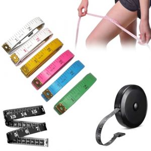 JEYORZY 8 pcs Mètre Ruban pour Corps et Couture, Metre Ruban 1.5m 60 Pouce, Mètre à Ruban de Tailleur/Ruban de Mesure, Mètres à Ruban pour Couturier Double Face, Mètre Ruban pour Mesures Corporelles (Wacicy EU, neuf)