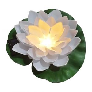 Lampes solaires - Led Flottante | Décoration | Solaire pour Extérieur | Nenuphar pour Bassin Flottant Solaire Fleurs | Lumière de Piscine Flottante Solaire Lampe Bassin Solaire Exterieu (yonyae, neuf)
