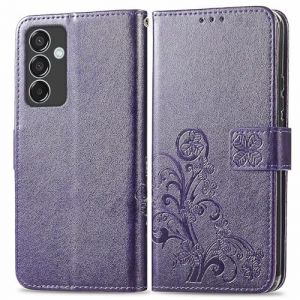 RankOne Coque en Cuir pour Samsung Galaxy A16 5G / Samsung Galaxy A16 (4G) (6.7" inches), &Eacute;tui Portefeuille avec 3 Emplacements pour Cartes 1 Poche &agrave; Monnaie - Violet fonc&eacute; (Rankone, neuf)