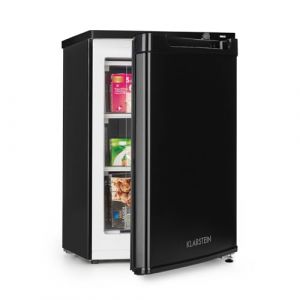 Klarstein Mini Congelateur Armoire, Petit Congélateur pour la Chambre et la Maison, Mini congélateur 80L, Congelateur Taille Compact avec Etagères, Econome en Energie, Appareil à glaçons et Grattoir (Klarstein France, neuf)