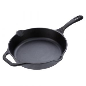 VICTORIA Poêle en Fonte Naturelle Pre-assaisonnée, Induction 30cm Convient pour Feu, Barbecue, Four, Plaque Vitrocéramique, Gaz, Cast Iron Skillet Cured sans Toxicité, sans PTFE ni PFOA (Electroactiva, neuf)